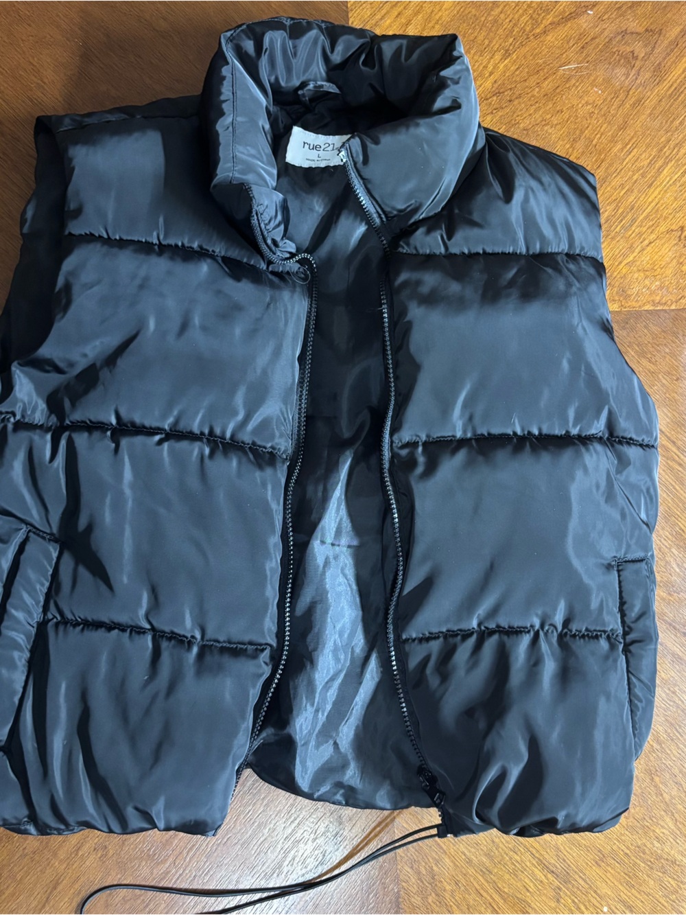 Rue21 Black Puffer Vest